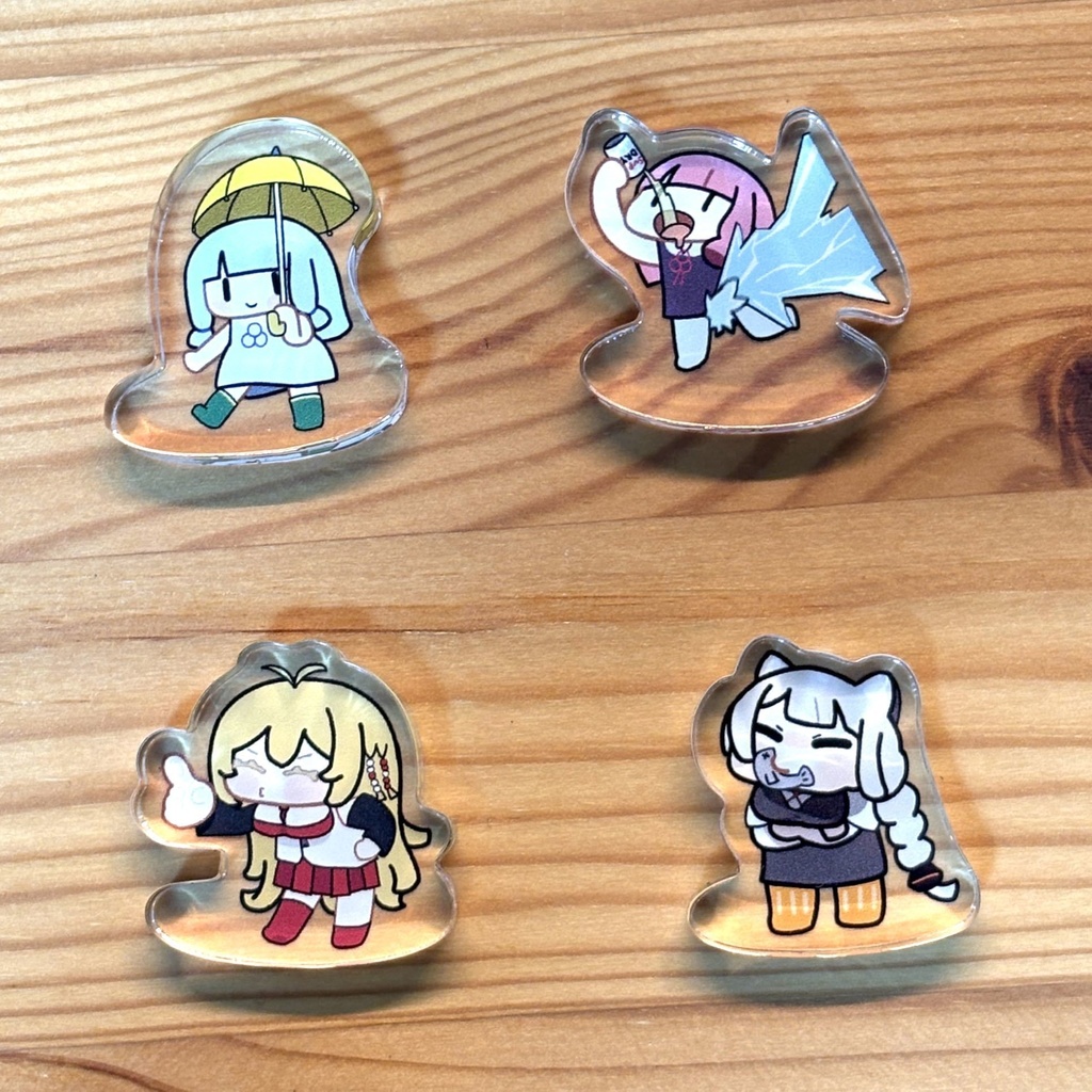 ゆらゆらミニアクリルブロック(茜/葵/マキ/あかり)