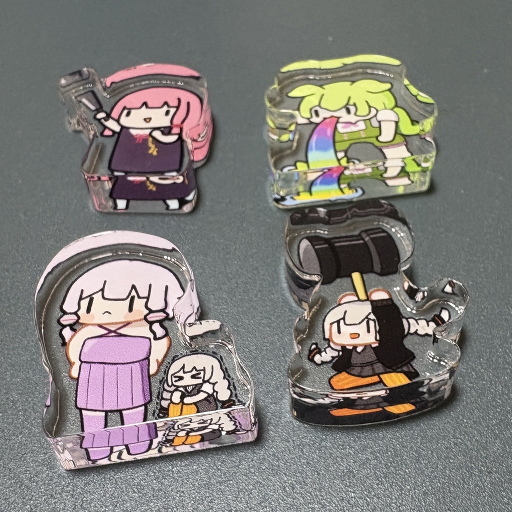 ミニアクリルブロック(茜/ゆかり/あかり/ずんだもん)