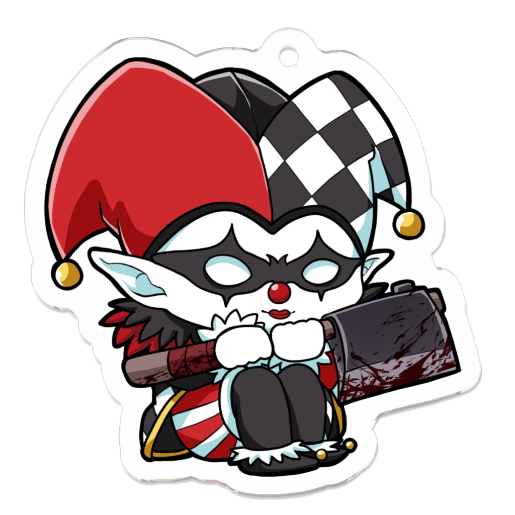 ピエロさんアクリルキーホルダー