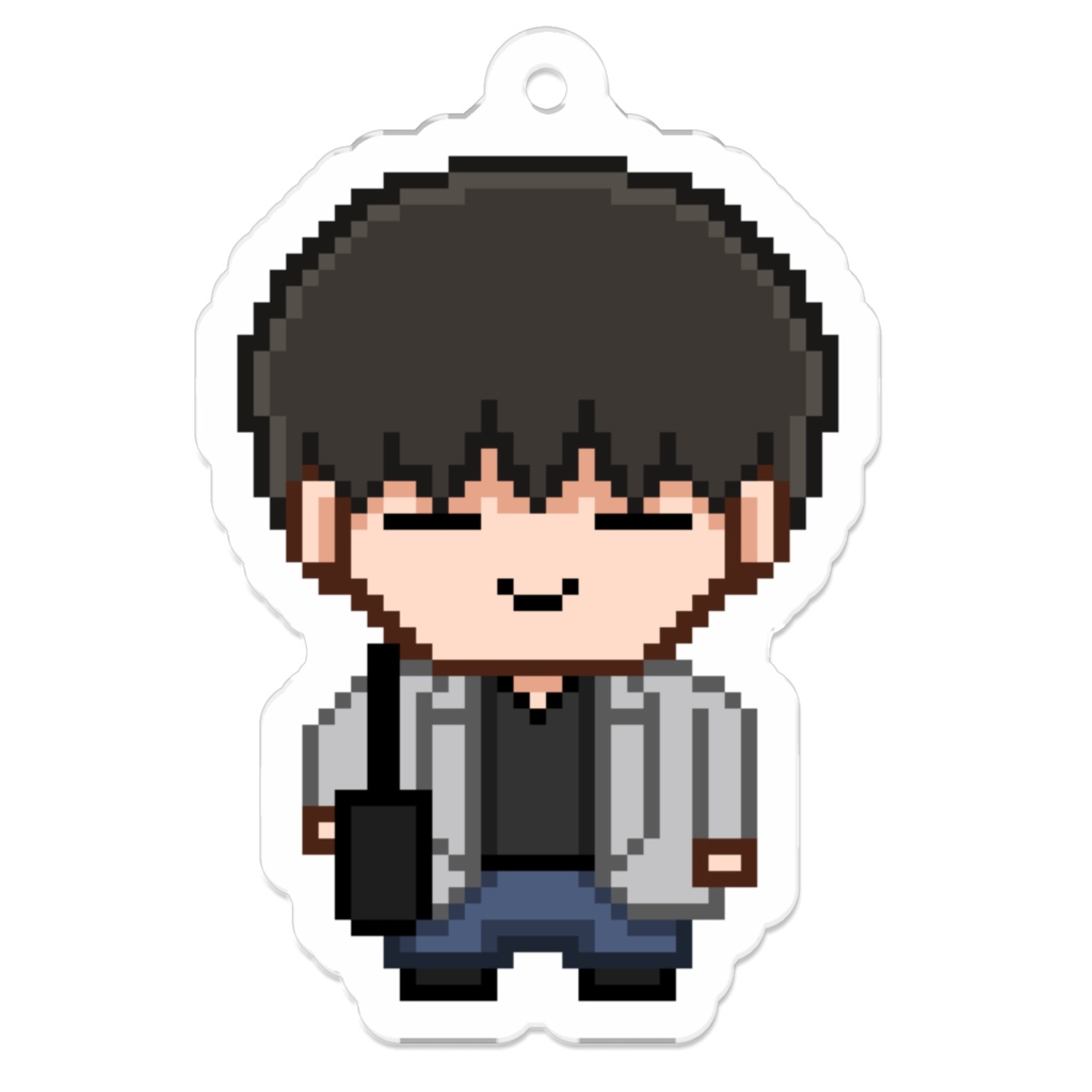 ドット絵サイコくんアクキー