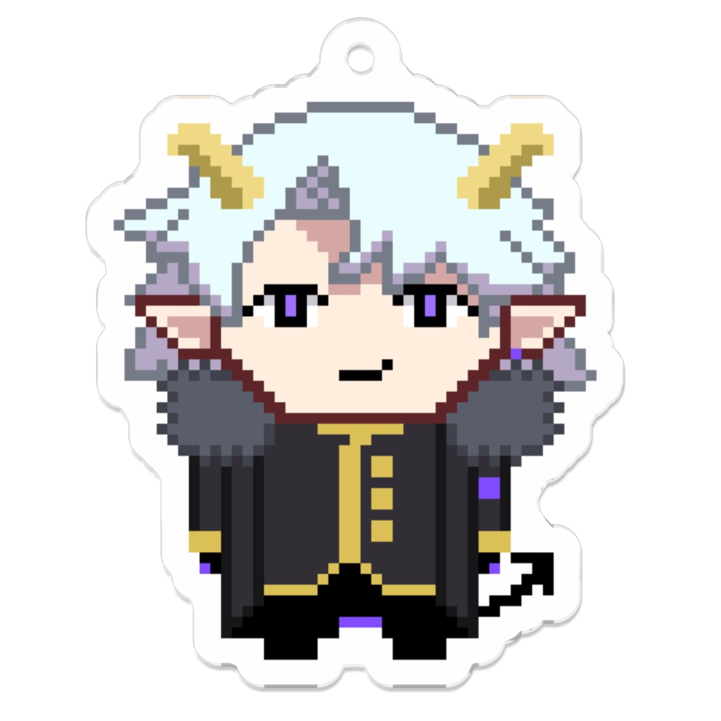 ドット絵アキラくんアクキー