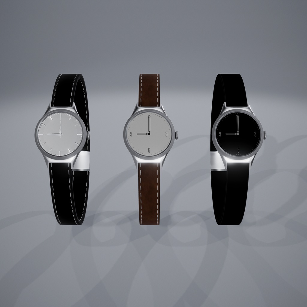 VRChatアバター用腕時計ギミック「MoffWatch」