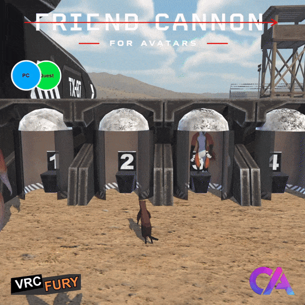 Friend Cannon for VRChat