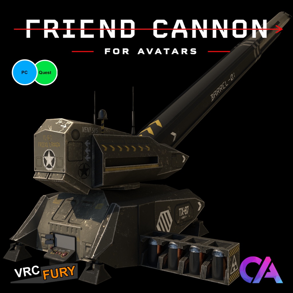 Friend Cannon for VRChat