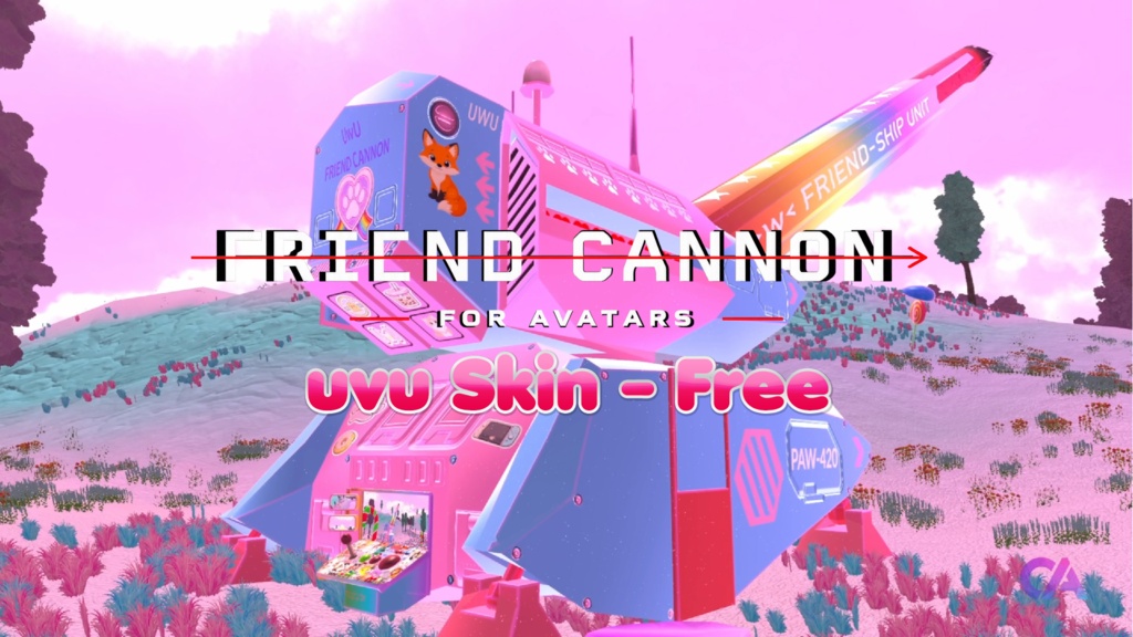 Friend Cannon For VRChat - UwU Skin (Free)