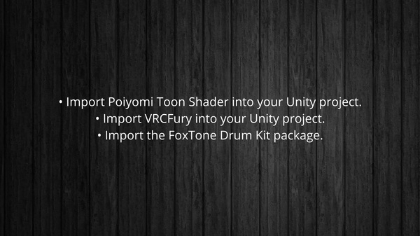 FoxTone Drum Kit for VRChat