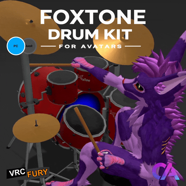 FoxTone Drum Kit for VRChat