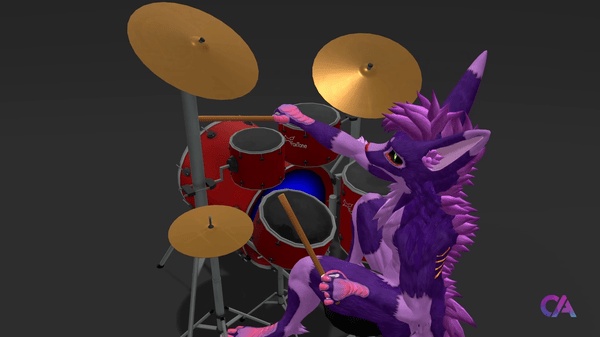 FoxTone Drum Kit for VRChat
