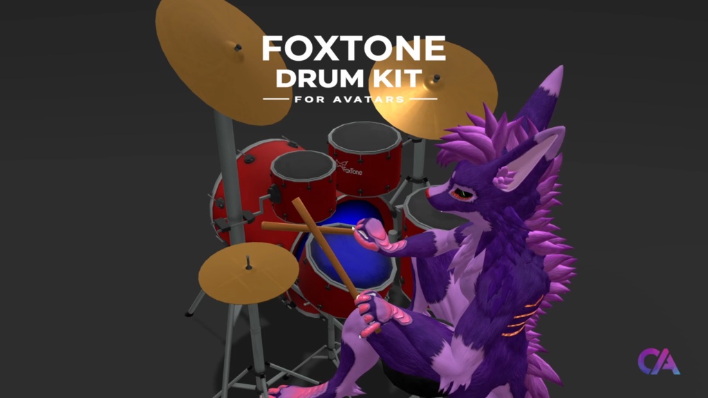 FoxTone Drum Kit for VRChat