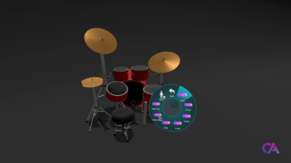 FoxTone Drum Kit for VRChat