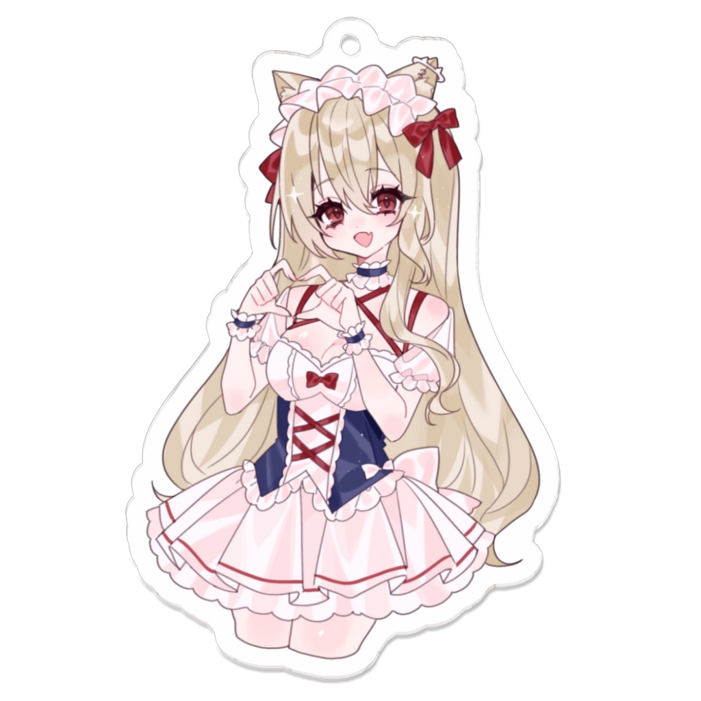 【描きプチ!しらぱい】アクリルキーホルダー