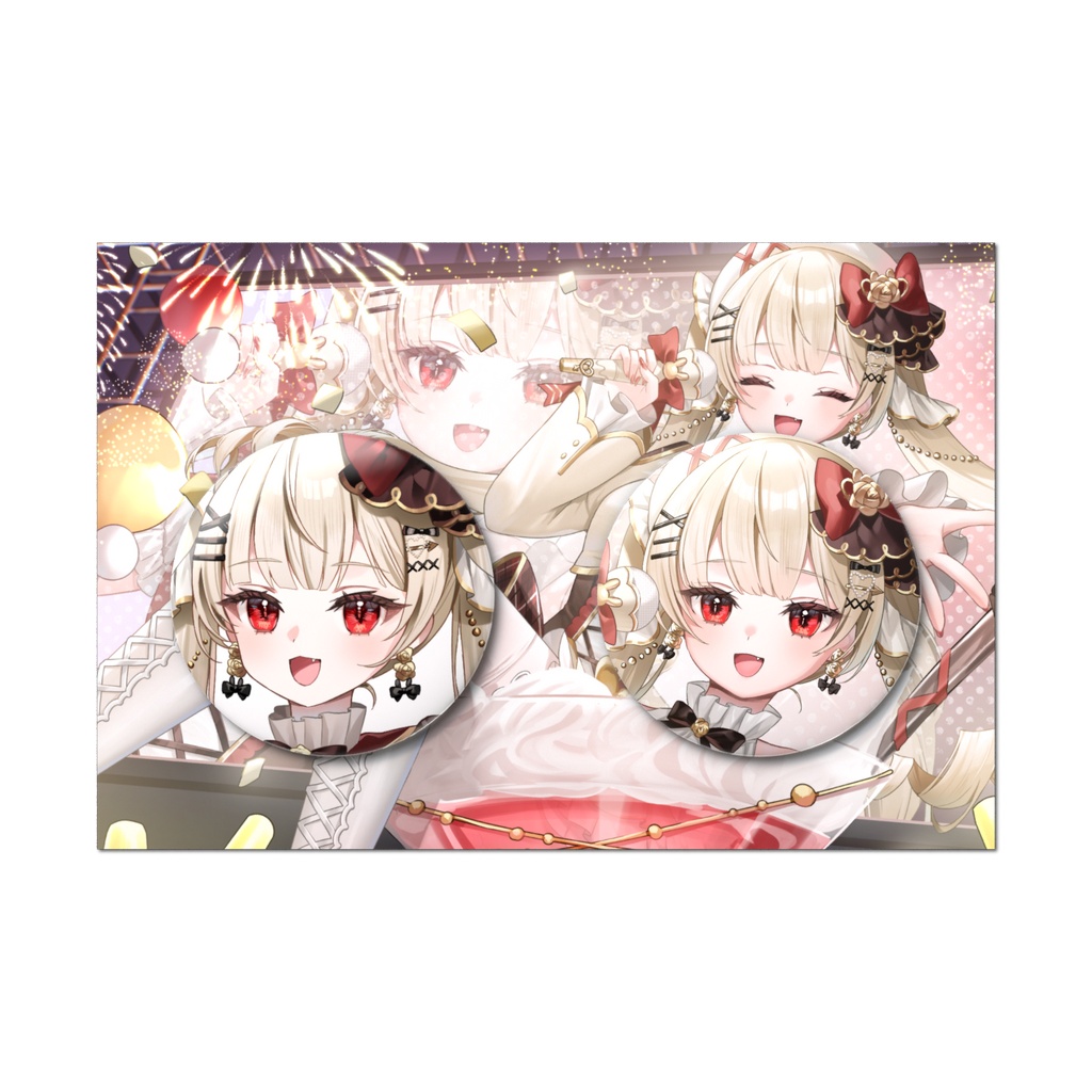 【6月月間返礼品】缶バッジセット
