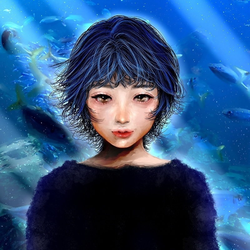 【数量限定】「アオハル」オリジナルイラスト(額装済)