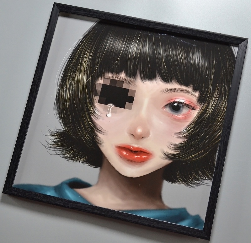 【数量限定】「偽りの君へ。」オリジナルイラスト（額装済）
