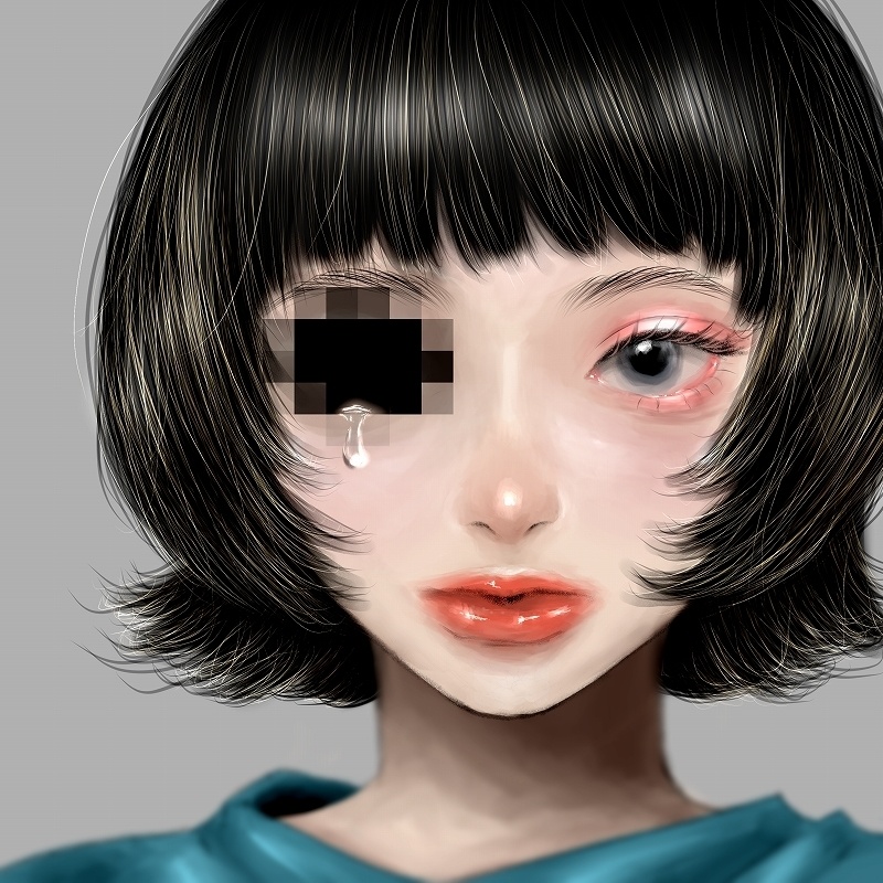 【数量限定】「偽りの君へ。」オリジナルイラスト(額装済)