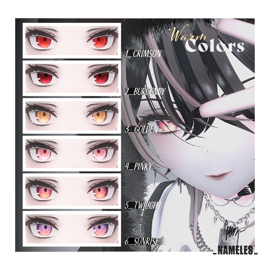 【Kirise対応】Illustive Eye & Lip Texture