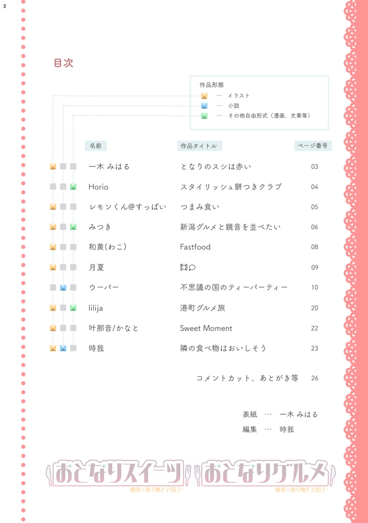 おとなりスイーツ・おとなりグルメ