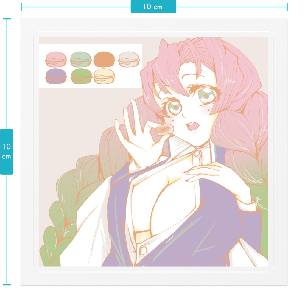 甘露寺蜜璃 ステッカー