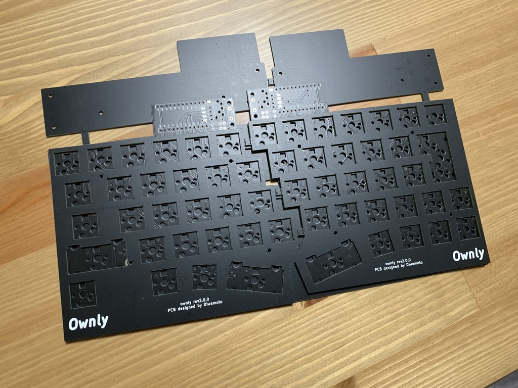 Ownly v0.1.0(旧型) 基板三点セット