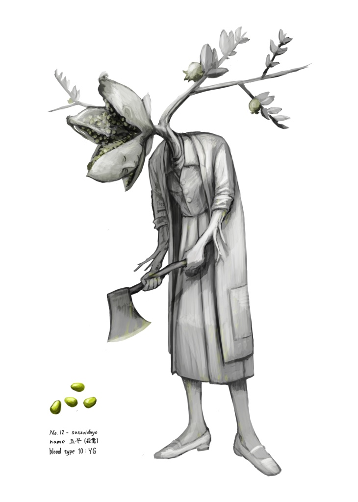 命賂国 住人ポストカード