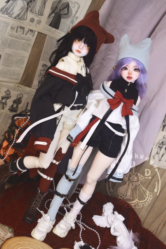 【即納 期間限定セール】ネコ爆弾(for MDD・SDM・幼SD・Kumako)ドール服