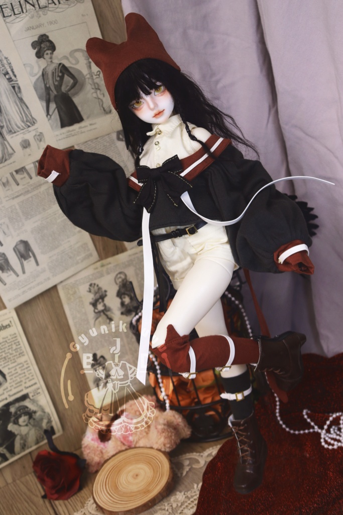 【即納 期間限定セール】ネコ爆弾(for MDD・SDM・幼SD・Kumako)ドール服