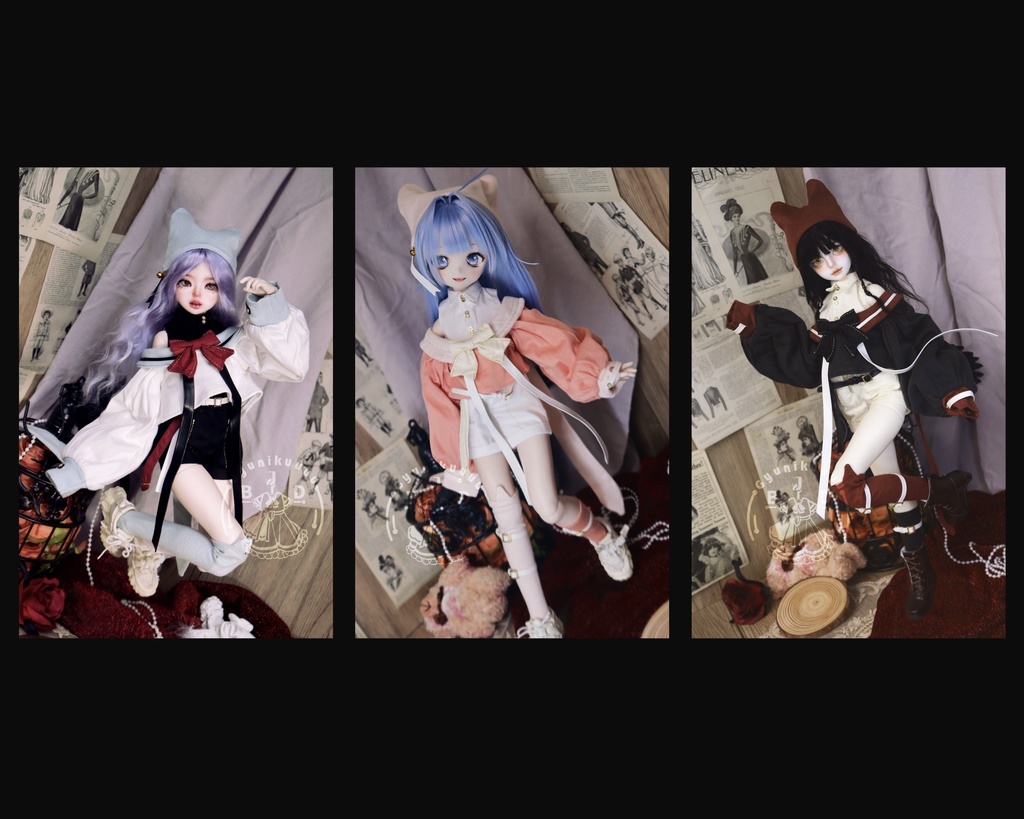 【一部即納可能】【通販】ネコ爆弾（for MDD・SDM・幼SD・Kumako）ドール服