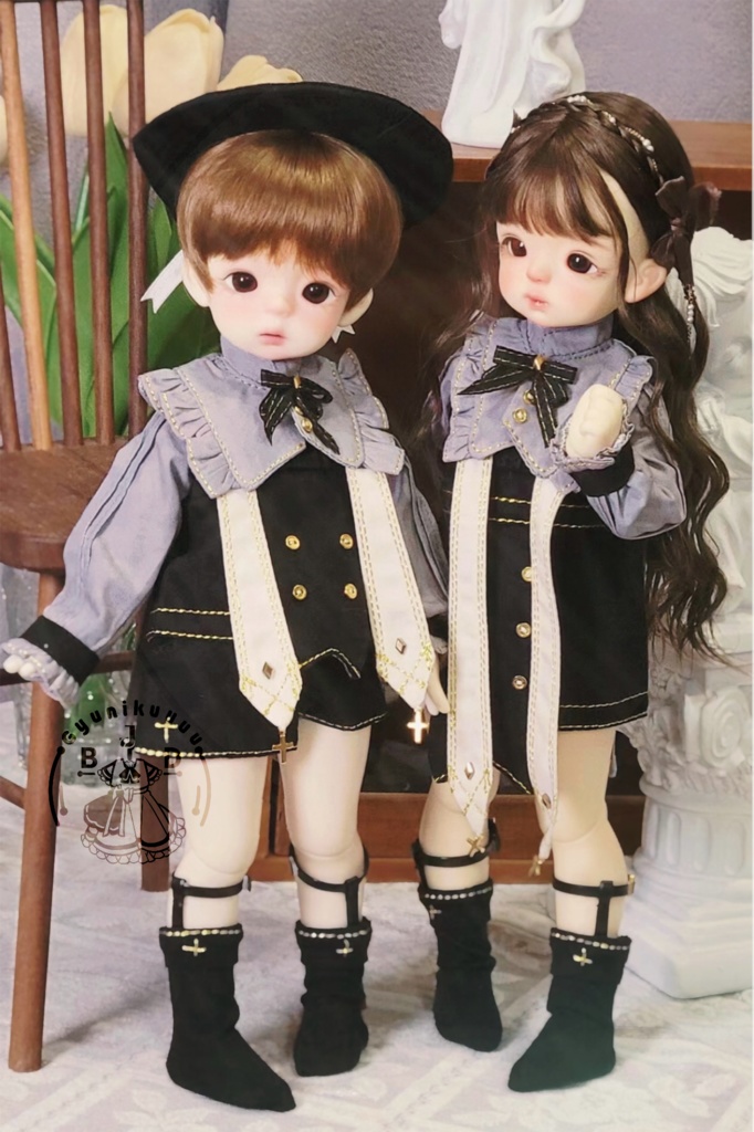 【即納 期間限定セール】ノクターン(for MDD・SDM・幼SD・Kumako)ドール服 お洋服