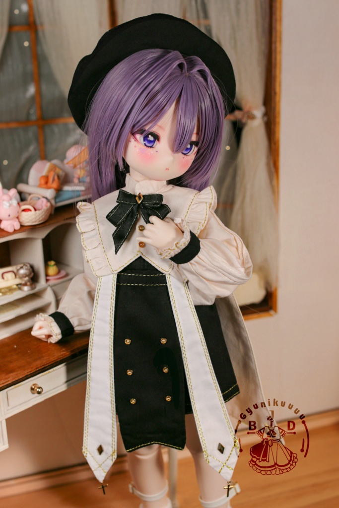 【即納 期間限定セール】ノクターン(for MDD・SDM・幼SD・Kumako)ドール服 お洋服