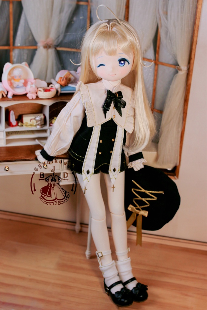 【即納 期間限定セール】ノクターン(for MDD・SDM・幼SD・Kumako)ドール服 お洋服