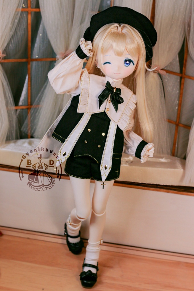 【即納 期間限定セール】ノクターン(for MDD・SDM・幼SD・Kumako)ドール服 お洋服