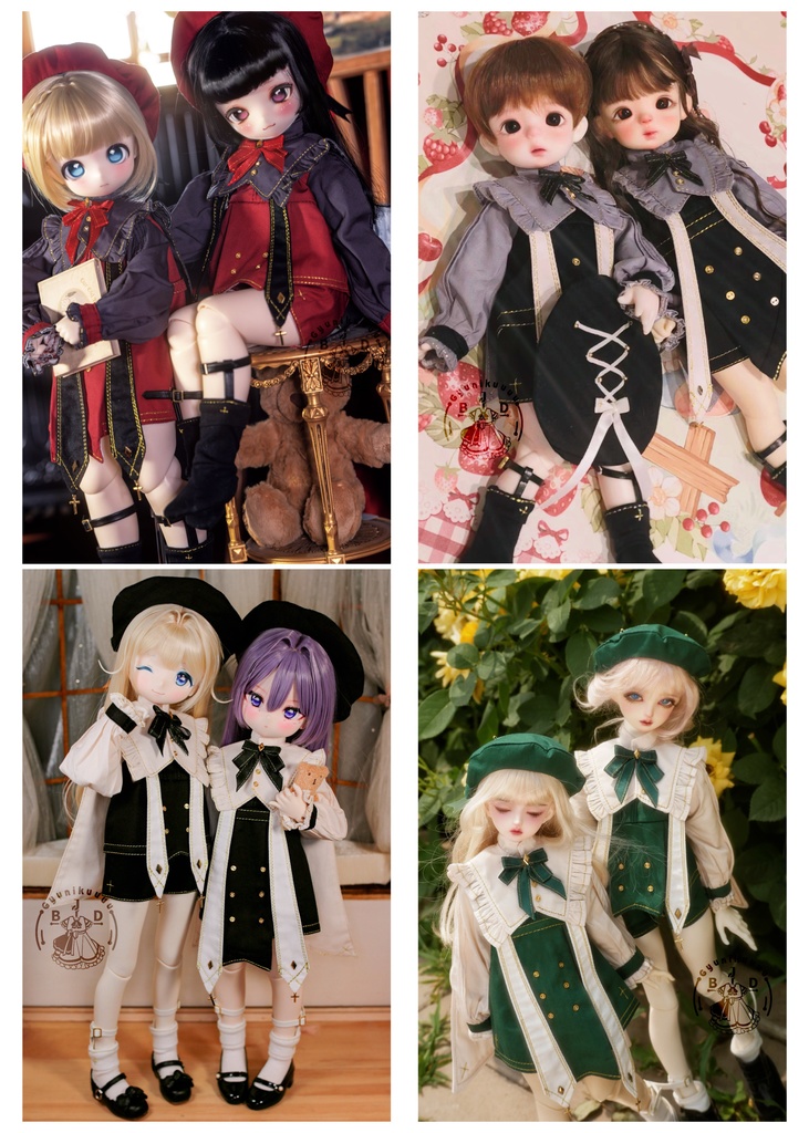 【通販中】ノクターン（for MDD・SDM・幼SD・Kumako）ドール服　お洋服