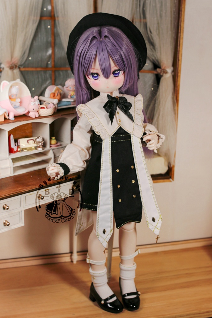 【即納 期間限定セール】ノクターン(for MDD・SDM・幼SD・Kumako)ドール服 お洋服