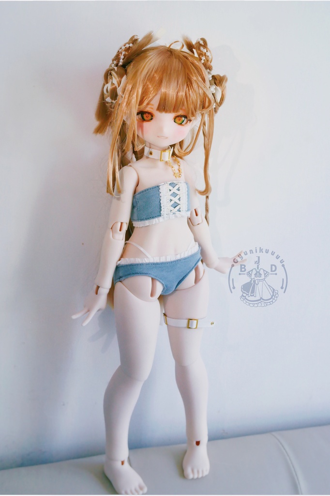 【通販】瑠璃のヴェール(for MDD・SDM・幼SD・Tinyfox・Kumako)1/4 1/6 ドール服 お洋服 水着