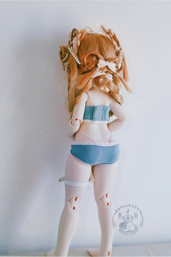 【通販】瑠璃のヴェール(for MDD・SDM・幼SD・Tinyfox・Kumako)1/4 1/6 ドール服 お洋服 水着