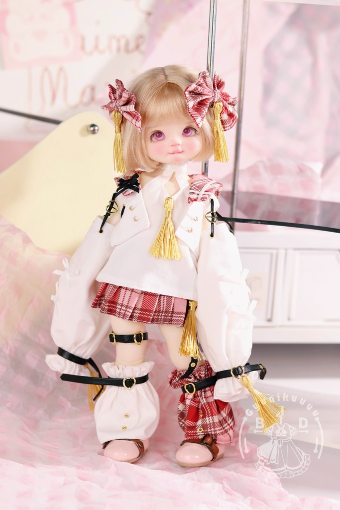 好好!パンキッシュ(for MDD・SDM・幼SD・Tinyfox・Kumako)ドール服 お洋服 1/4 1/6 中国風 セット