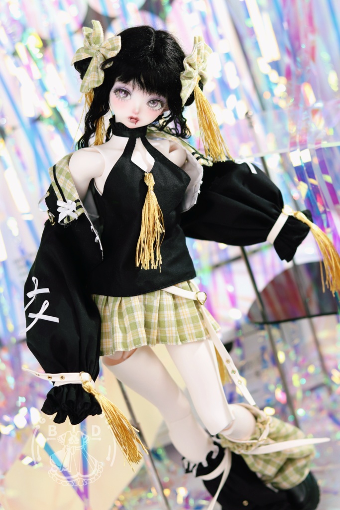 好好!パンキッシュ(for MDD・SDM・幼SD・Tinyfox・Kumako)ドール服 お洋服 1/4 1/6 中国風 セット