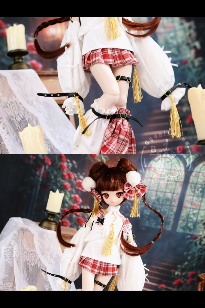 好好!パンキッシュ(for MDD・SDM・幼SD・Tinyfox・Kumako)ドール服 お洋服 1/4 1/6 中国風 セット