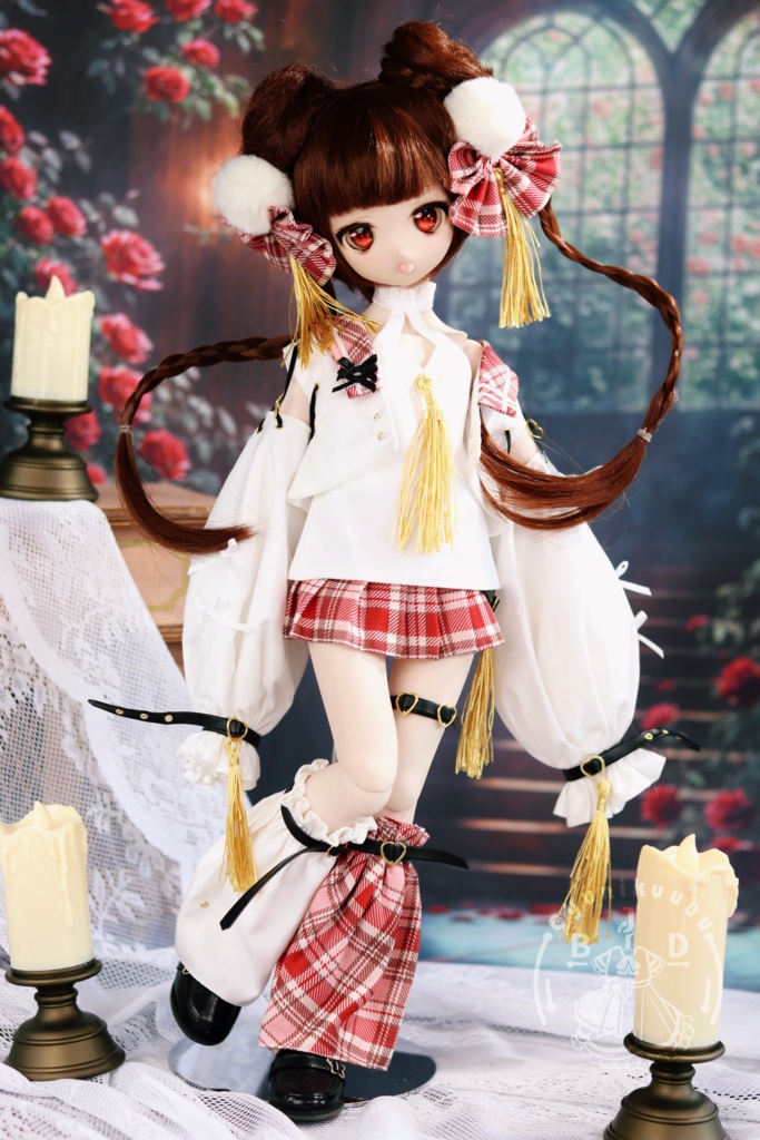 好好!パンキッシュ(for MDD・SDM・幼SD・Tinyfox・Kumako)ドール服 お洋服 1/4 1/6 中国風 セット