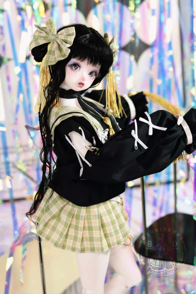 好好!パンキッシュ(for MDD・SDM・幼SD・Tinyfox・Kumako)ドール服 お洋服 1/4 1/6 中国風 セット