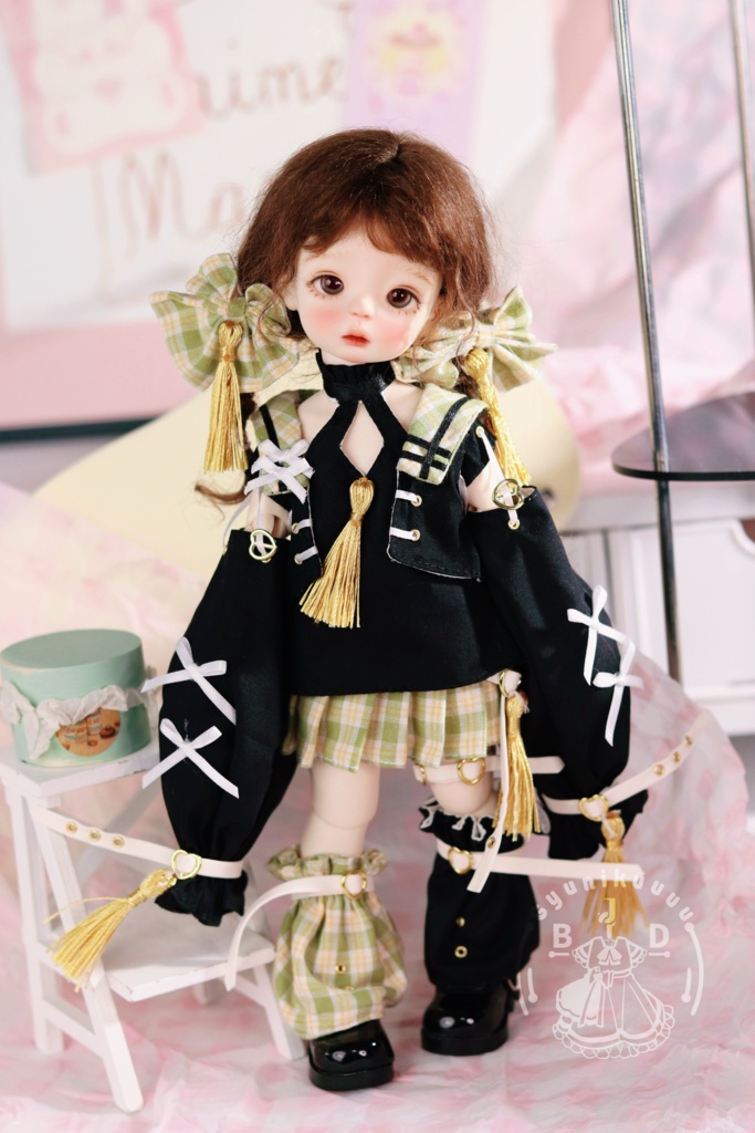 好好!パンキッシュ(for MDD・SDM・幼SD・Tinyfox・Kumako)ドール服 お洋服 1/4 1/6 中国風 セット