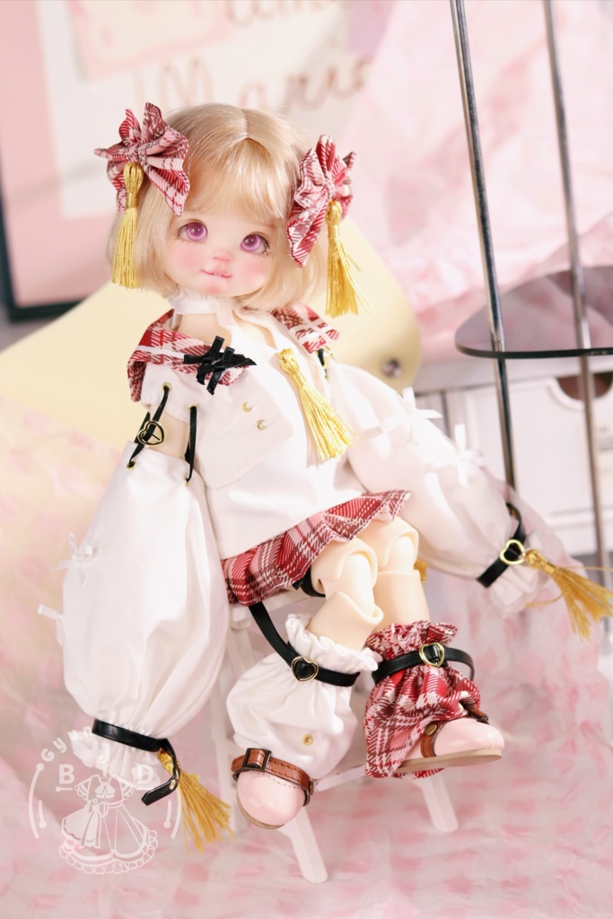 好好!パンキッシュ(for MDD・SDM・幼SD・Tinyfox・Kumako)ドール服 お洋服 1/4 1/6 中国風 セット
