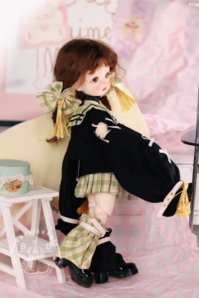 好好!パンキッシュ(for MDD・SDM・幼SD・Tinyfox・Kumako)ドール服 お洋服 1/4 1/6 中国風 セット