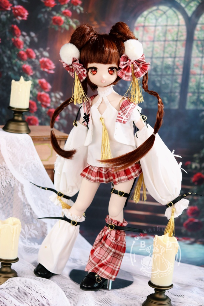 好好!パンキッシュ(for MDD・SDM・幼SD・Tinyfox・Kumako)ドール服 お洋服 1/4 1/6 中国風 セット