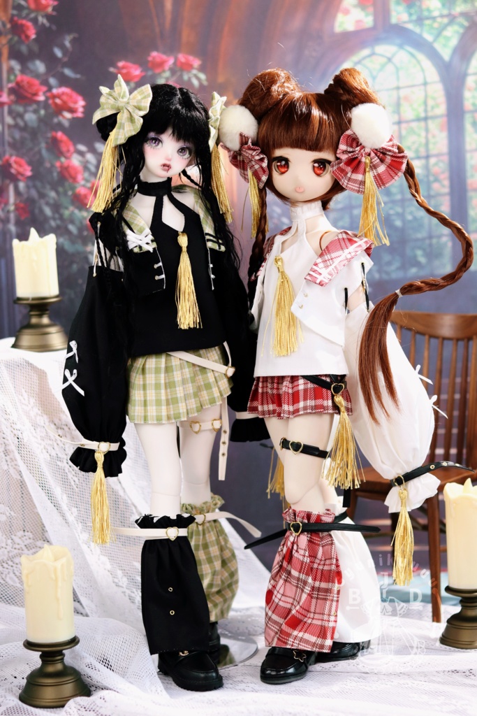 【先行予約中】好好！パンキッシュ（for MDD・SDM・幼SD・Tinyfox・Kumako）ドール服　お洋服 1/4 1/6 中国風　セット
