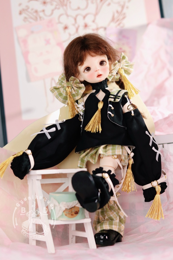 好好!パンキッシュ(for MDD・SDM・幼SD・Tinyfox・Kumako)ドール服 お洋服 1/4 1/6 中国風 セット