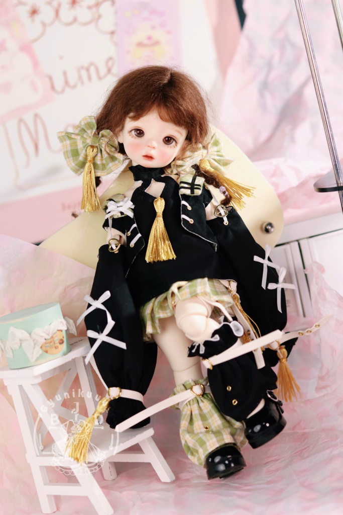 好好!パンキッシュ(for MDD・SDM・幼SD・Tinyfox・Kumako)ドール服 お洋服 1/4 1/6 中国風 セット