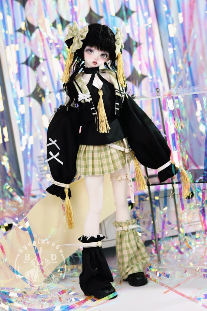 好好!パンキッシュ(for MDD・SDM・幼SD・Tinyfox・Kumako)ドール服 お洋服 1/4 1/6 中国風 セット