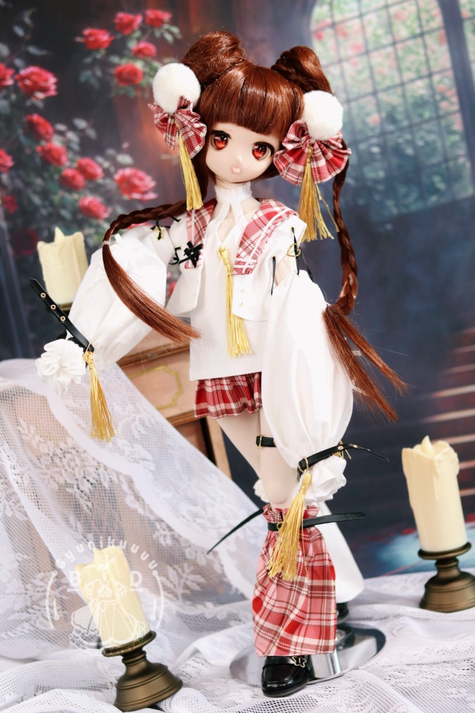 好好!パンキッシュ(for MDD・SDM・幼SD・Tinyfox・Kumako)ドール服 お洋服 1/4 1/6 中国風 セット