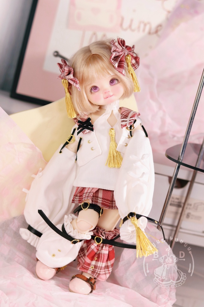 好好!パンキッシュ(for MDD・SDM・幼SD・Tinyfox・Kumako)ドール服 お洋服 1/4 1/6 中国風 セット
